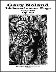 Liebesschmerz Fuge for Piano, Op. 95 piano sheet music cover Thumbnail